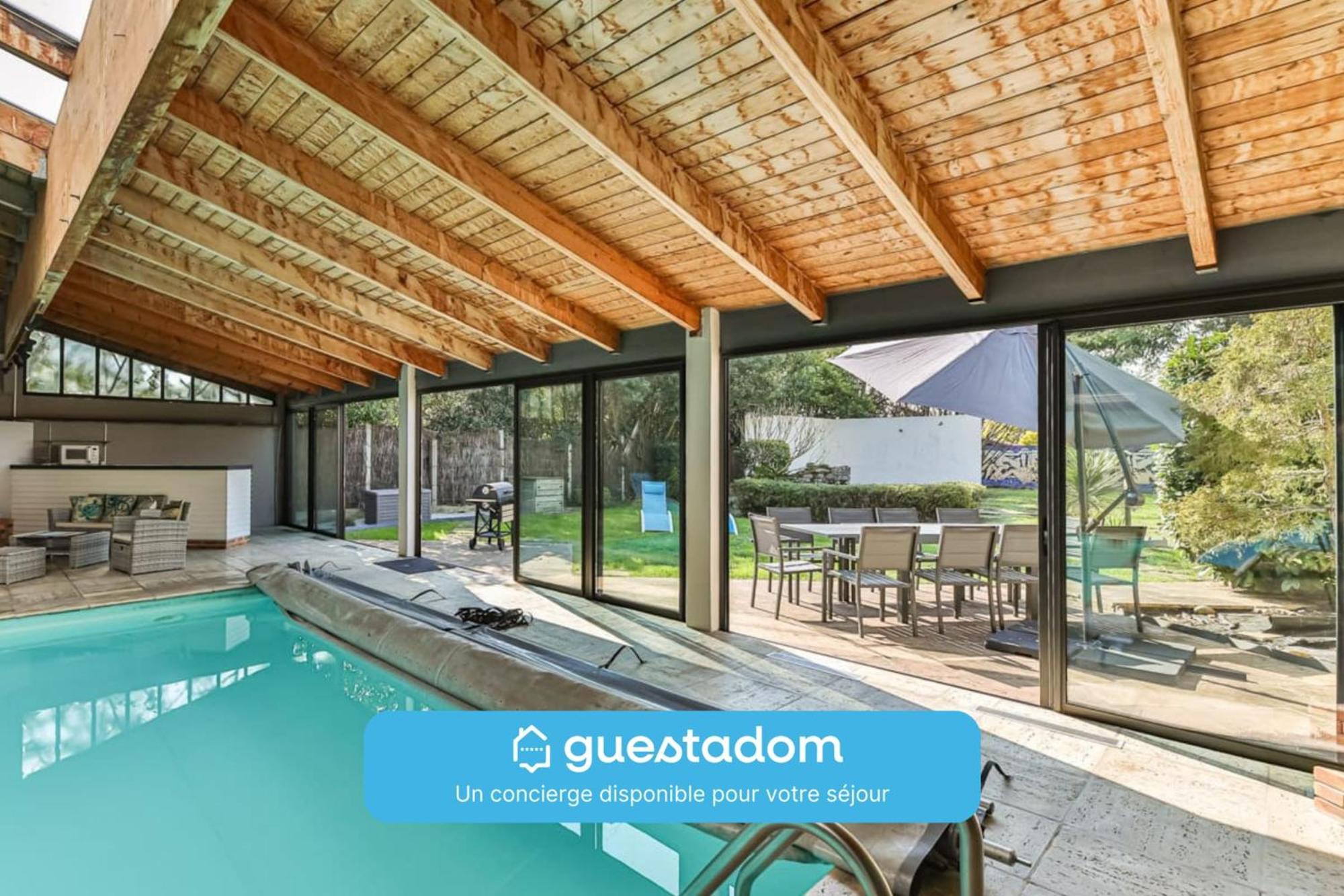 L'Atypique - Piscine Interieure - Wifi Villa Challans Eksteriør bilde